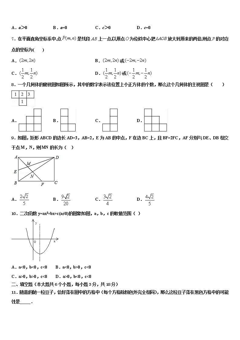 江苏省海门市德胜初中2021-2022学年中考二模数学试题含解析第2页