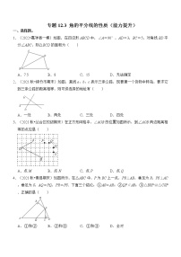 八年级上册第十二章 全等三角形12.3 角的平分线的性质练习题