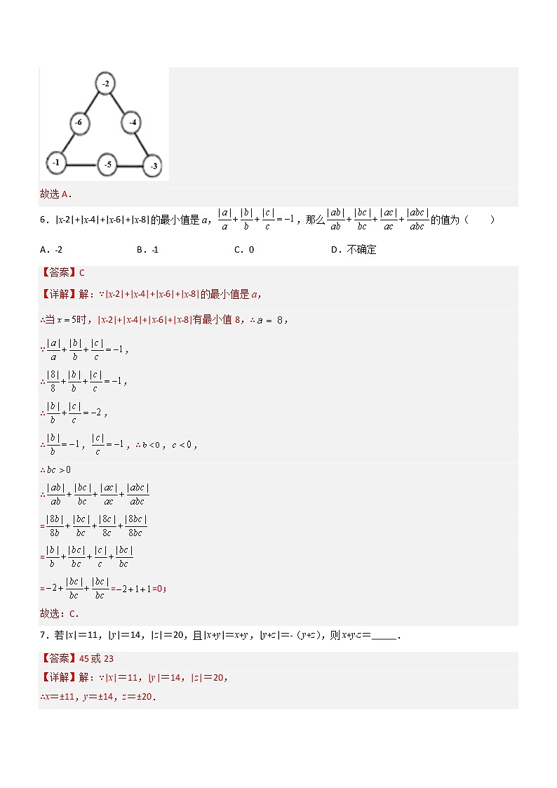 第一章 有理数压轴题考点训练-【常考压轴题】2022-2023学年七年级数学上册压轴题攻略（人教版）03