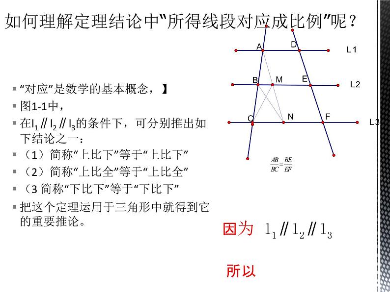 25.2 平行线分线段成比例 冀教版九年级数学上册教学课件04