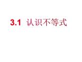 3.1 認(rèn)識(shí)不等式 浙教版數(shù)學(xué)八年級(jí)上冊(cè)課件
