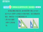 3.4 相似三角形的判定与性质2 相似三角形的判定-利用角的关系 2021秋九年级数学上册授课课件