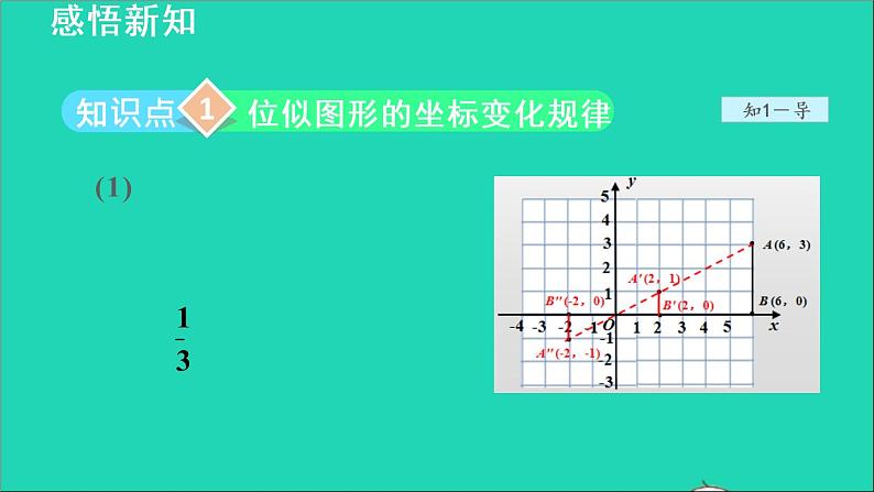 3.6 位似2 平面直角坐标系中的位似变换 2021秋九年级数学上册授课课件第4页