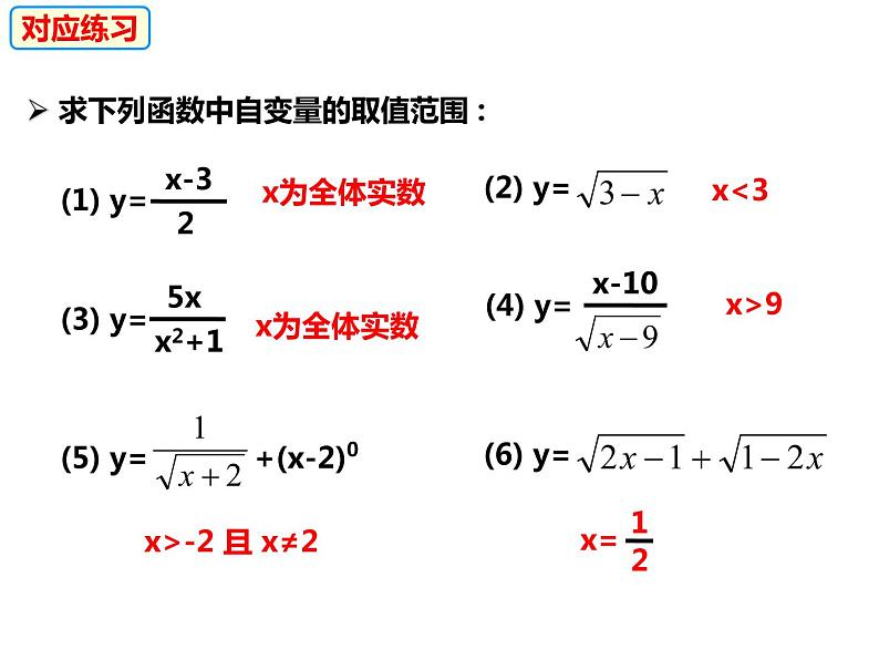 12.1.2函数的表示方法——列表法与解析法（课件） - 2022-2023学年八年级数学上册同步精品课件（沪科版）第7页