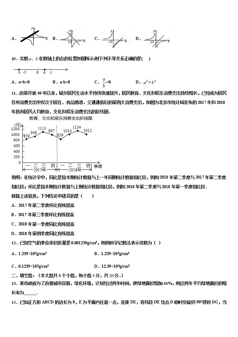 江苏省南京市鼓楼实验中学2022年十校联考最后数学试题含解析第3页