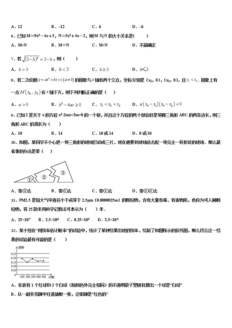 江苏省南通市海门市重点名校2021-2022学年中考猜题数学试卷含解析02