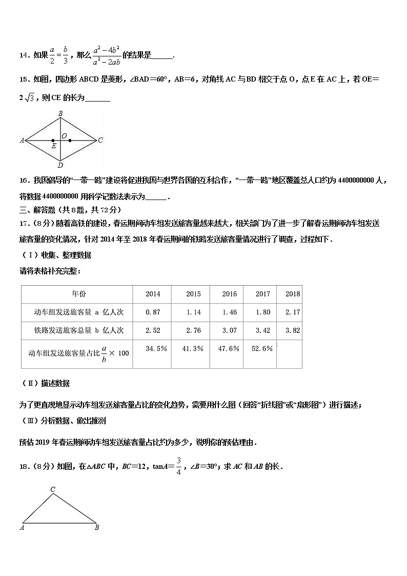 江苏省射阳县第二中学2021-2022学年中考数学最后冲刺模拟试卷含解析03