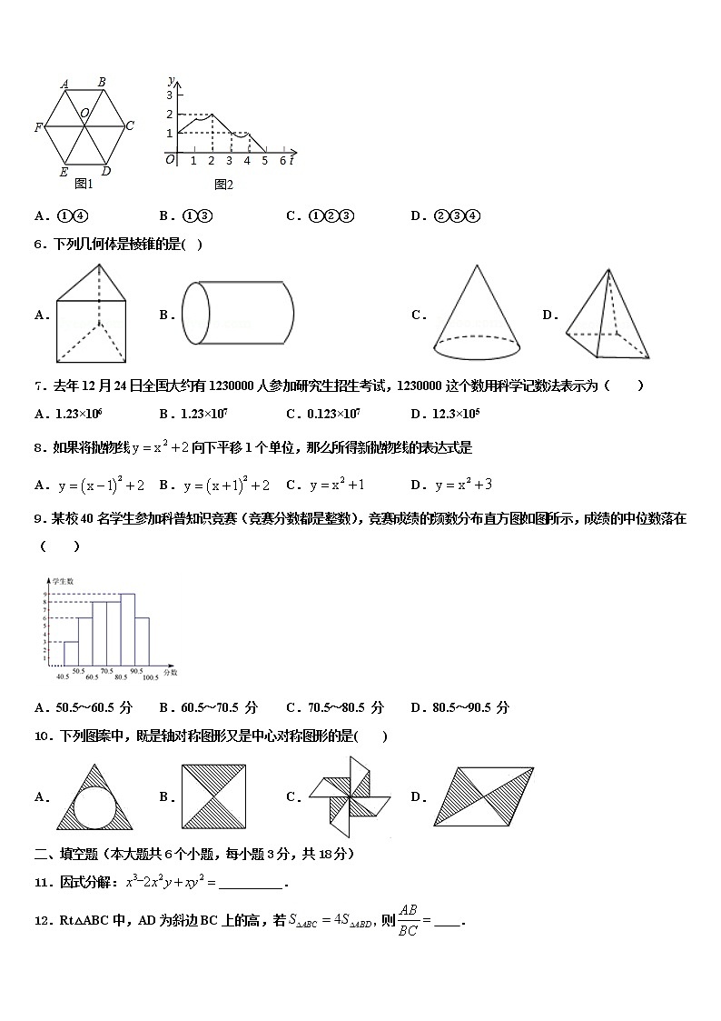 江苏省苏州市重点达标名校2022年毕业升学考试模拟卷数学卷含解析第2页