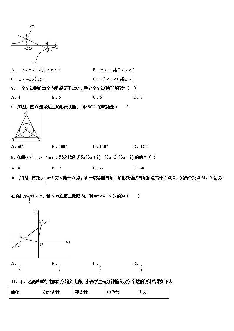 江苏省无锡市华士片市级名校2021-2022学年中考三模数学试题含解析第2页