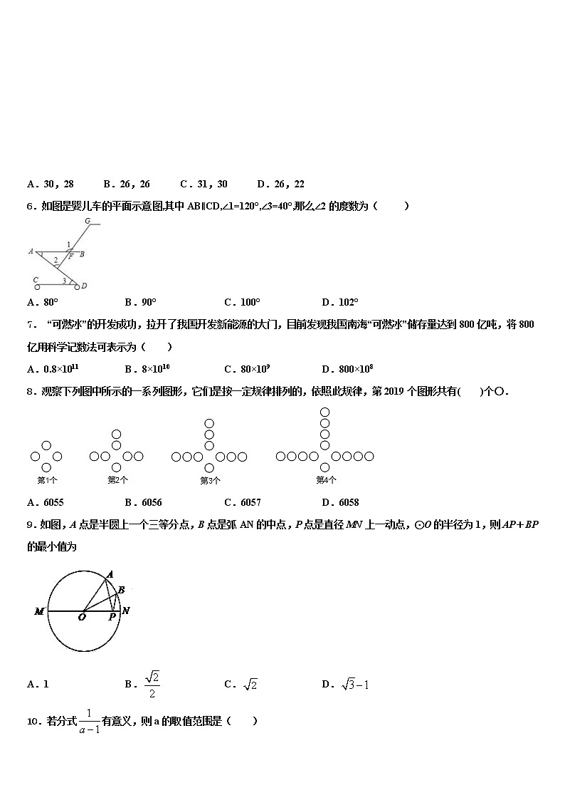 江苏省无锡市锡中市级名校2021-2022学年中考数学最后冲刺模拟试卷含解析02