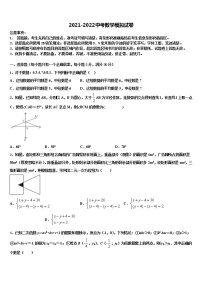 江苏省兴化顾庄等三校2021-2022学年中考数学模试卷含解析