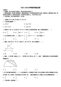 江苏省兴化市戴泽初中2022年中考一模数学试题含解析