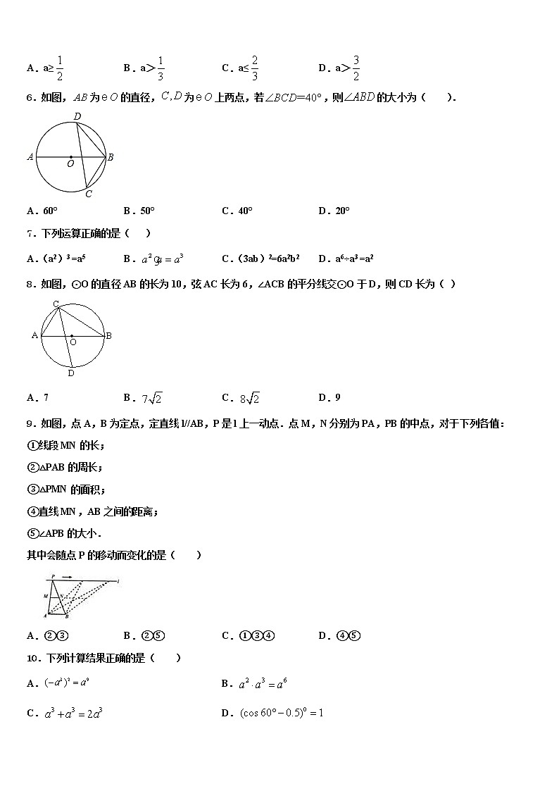 江苏省徐州市新沂市重点中学2021-2022学年中考试题猜想数学试卷含解析第2页