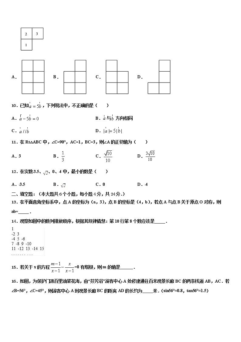 江西省吉安市吉水外国语校2022年中考数学全真模拟试题含解析第3页