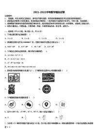 靖江外国语学校2021-2022学年中考数学最后一模试卷含解析