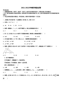 辽宁省沈阳市苏家屯区2021-2022学年中考数学押题试卷含解析