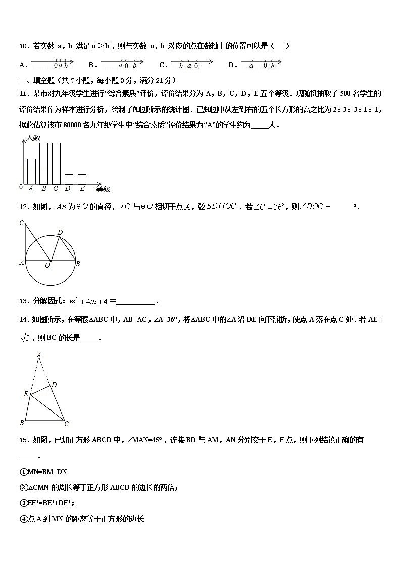 宁夏固原市名校2022年中考数学最后冲刺浓缩精华卷含解析03