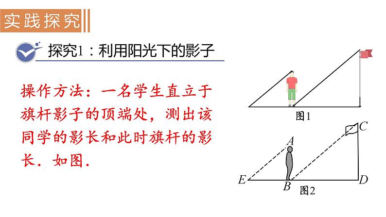 北师大版九年级数学上册课件 4.6　利用相似三角形测高03