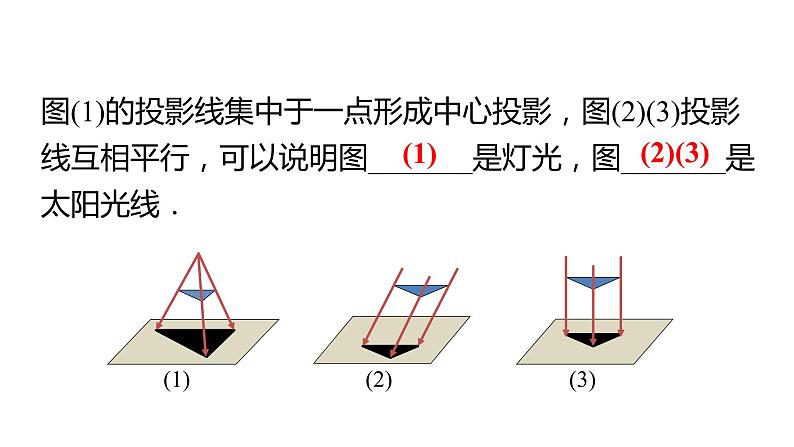 北师大版九年级数学上册课件 5.1.2　平行投影第4页