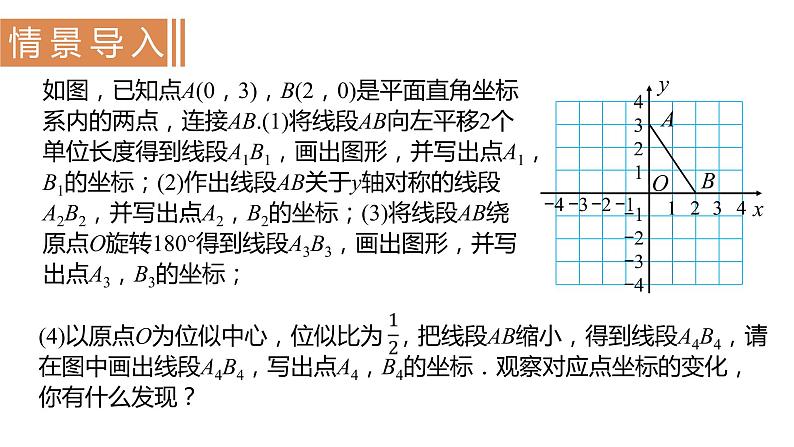 北师大版九年级数学上册课件 4.8.2　平面直角坐标系中的位似变换02