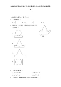 2022年河北省石家庄市新乐实验学校中考数学模拟试卷（四）（含解析）