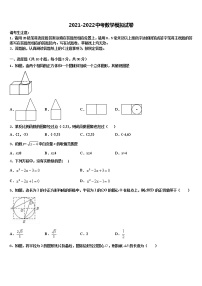 山东省济南兴济中学2022年中考数学适应性模拟试题含解析