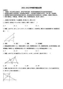 山东省聊城市阳谷县重点名校2021-2022学年中考数学模拟预测试卷含解析