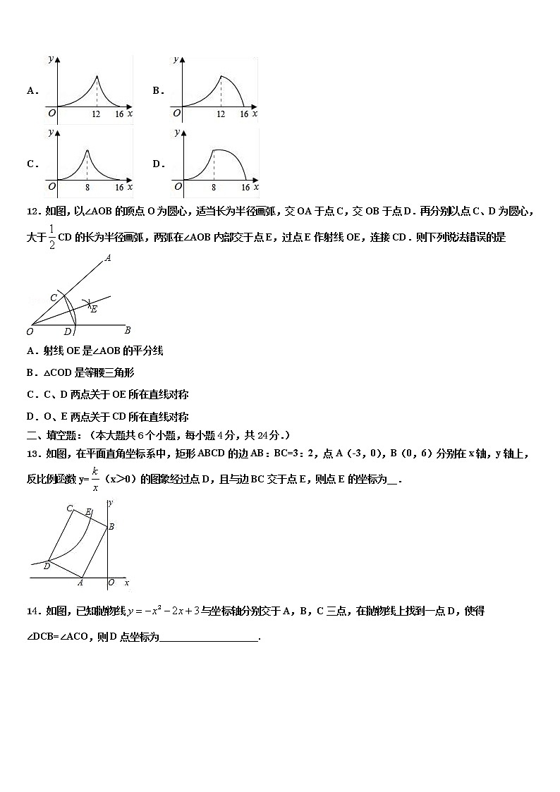 山东省济南市市中学区五校联考2021-2022学年中考数学押题卷含解析第3页