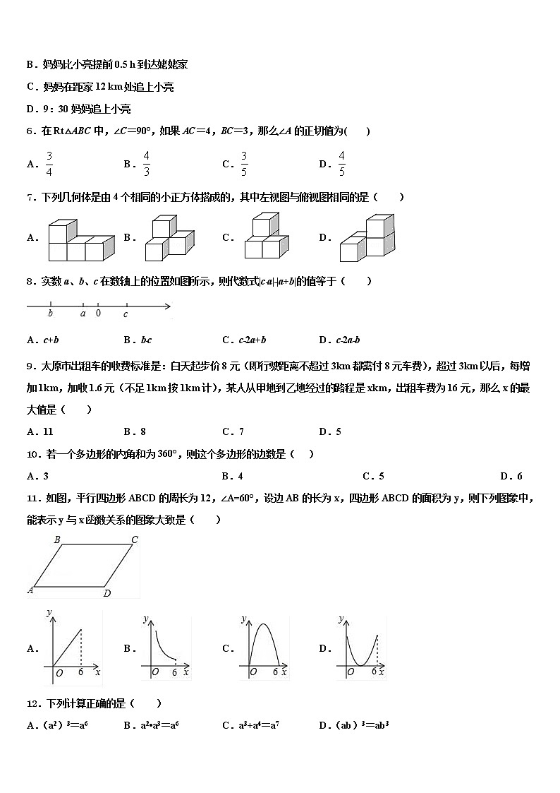 山东省青岛市李沧、平度、西海岸、胶州2021-2022学年中考二模数学试题含解析第2页