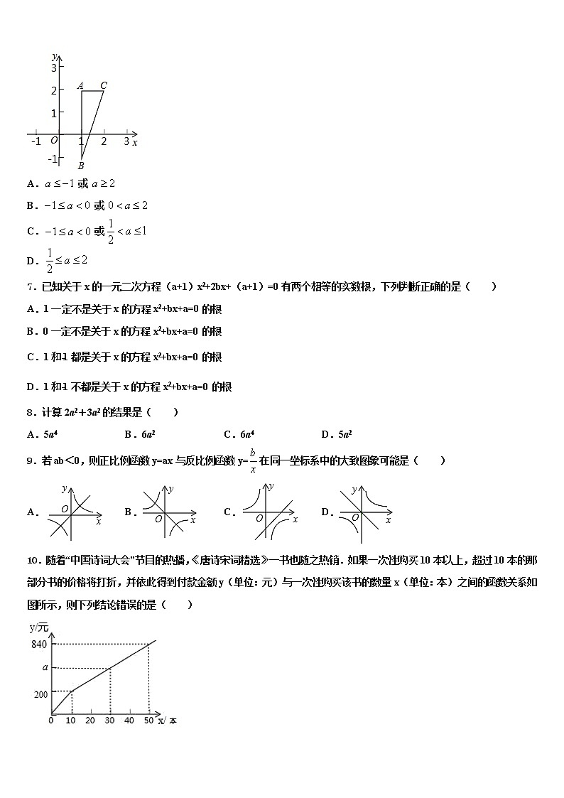 山东省潍坊市昌邑市2022年中考数学猜题卷含解析第2页