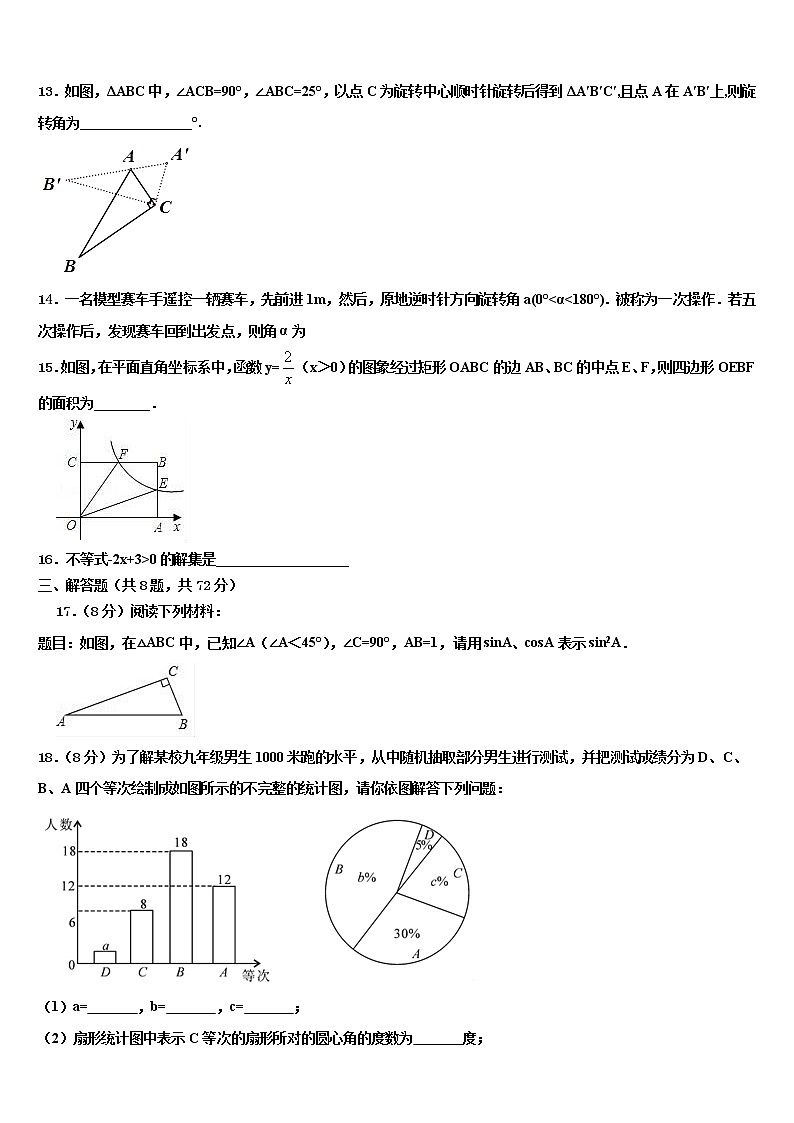 山东省威海市文登区2022年中考考前最后一卷数学试卷含解析第3页