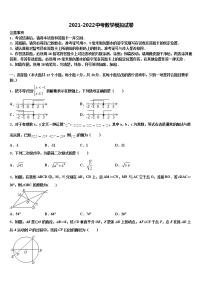 山东省潍坊市寿光市、安丘市2022年中考数学押题试卷含解析