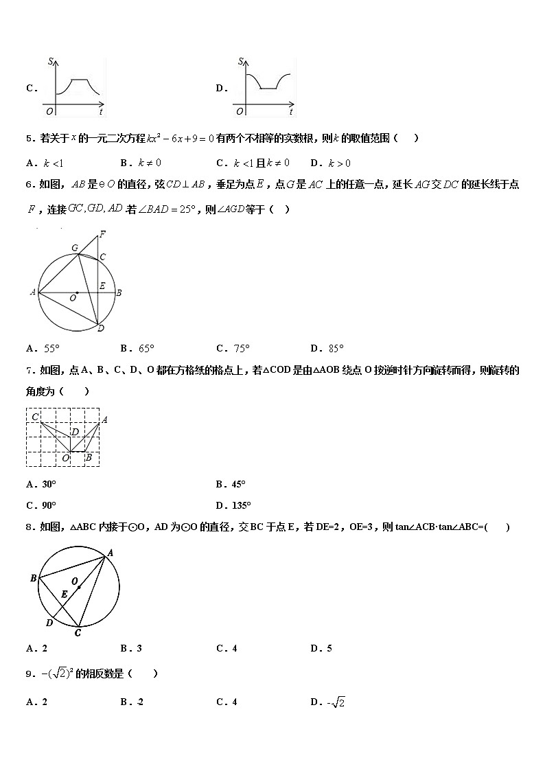 山西省晋城市陵川县达标名校2021-2022学年中考数学猜题卷含解析02