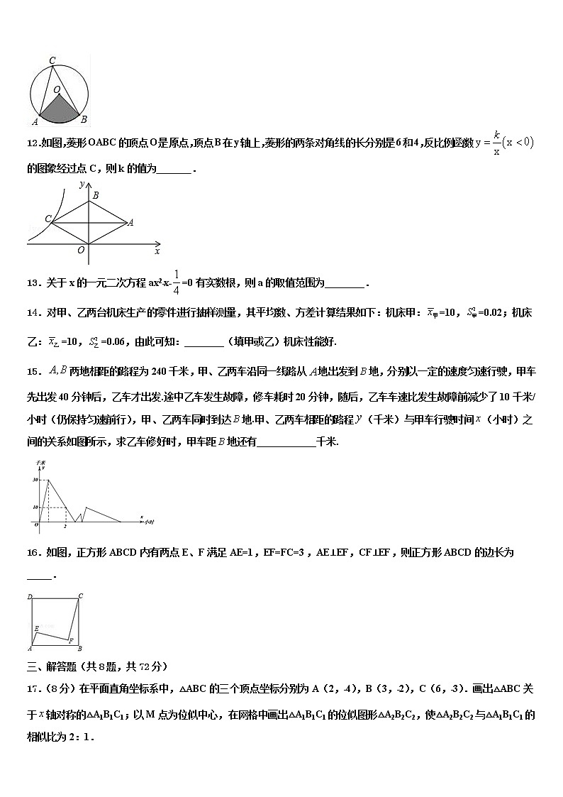 山东省济南市汇才校2021-2022学年中考数学模试卷含解析第3页