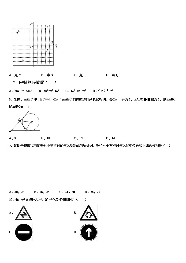 山西省运城市夏县达标名校2021-2022学年中考押题数学预测卷含解析第2页