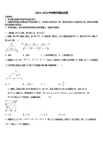 陕西省西安市高新二中学2022年中考一模数学试题含解析