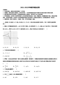 陕西省安康市汉滨2022年中考数学适应性模拟试题含解析
