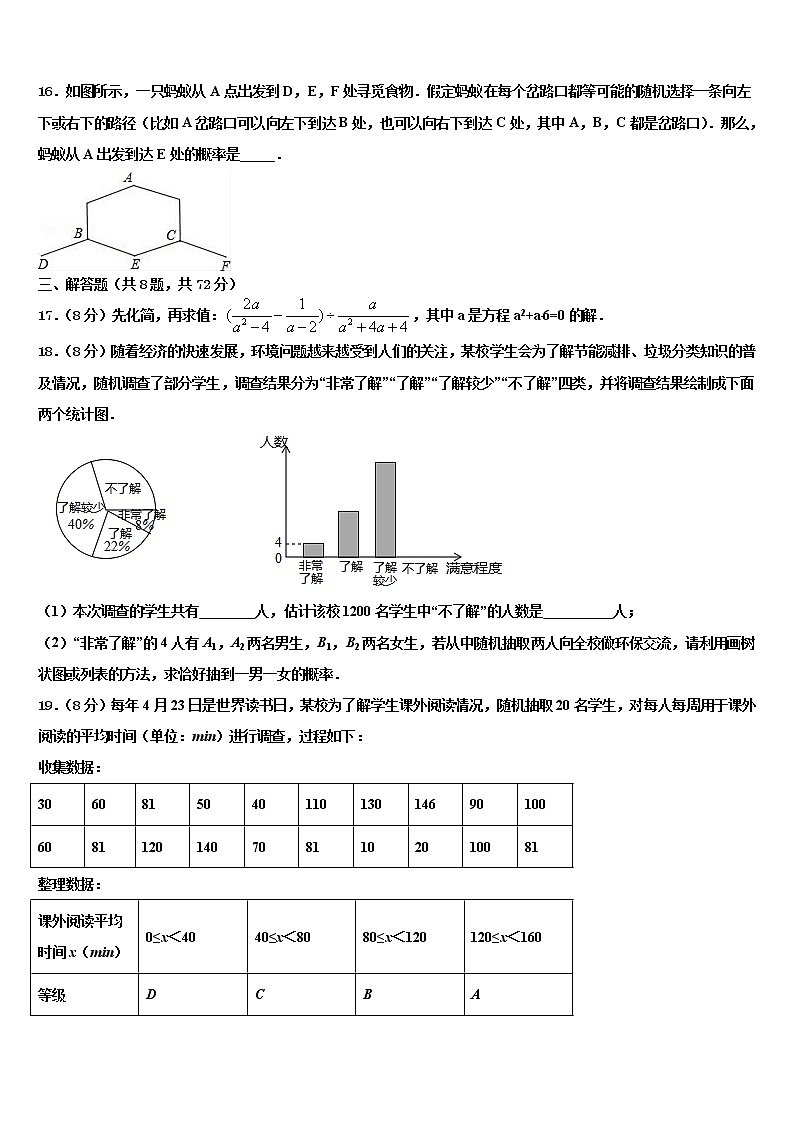 山西省吕梁地区文水县重点中学2021-2022学年中考数学最后冲刺浓缩精华卷含解析03