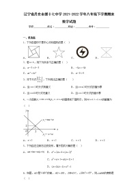 辽宁省丹东市第十七中学2021-2022学年八年级下学期期末数学试题(含答案)