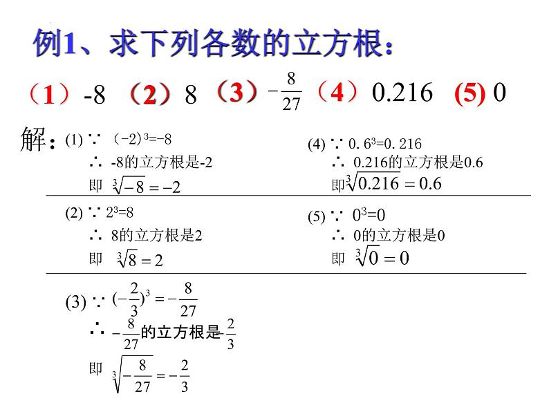 3.3 立方根 浙教版七年级数学上册课件07