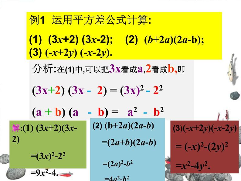 最新人教版八年级上册期末复习 平方差公式应用专题课件第4页