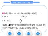 人教版七年级数学上第二章整式的加法第1课时　合并同类项习题课件