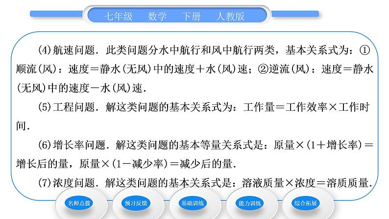 人教版七年级数学下第8章二元一次方程组8.3 第1课时　利用二元一次方程组解决实际问题习题课件第3页