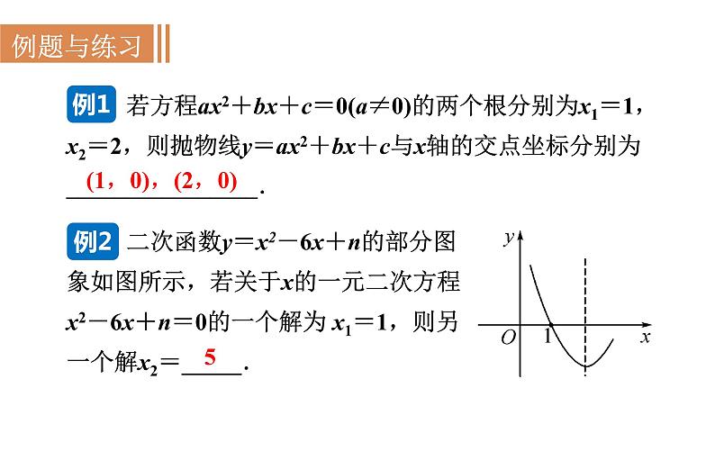 沪科版九年级数学上册课件 21.3  二次函数与一元二次方程08