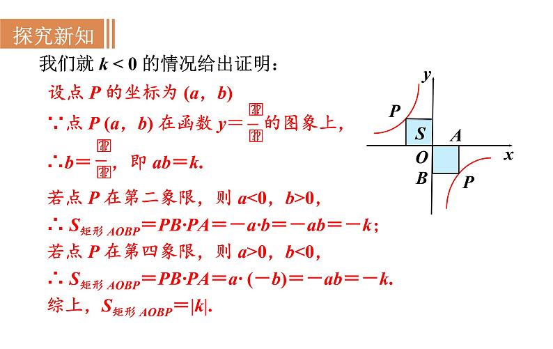 沪科版九年级数学上册课件 21.5.3 反比例函数的图象和性质(2)第7页