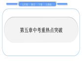人教版七年级数学下第五章相交线与平行线第五章中考重热点突破习题课件