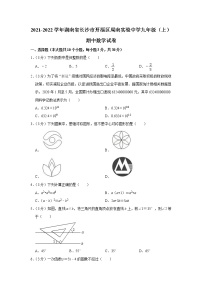 2021-2022学年湖南省长沙市开福区周南实验中学九年级（上）期中数学试卷