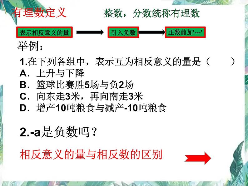 最新人教版七年级数学期中复习课件（第一章有理数）优质课件03