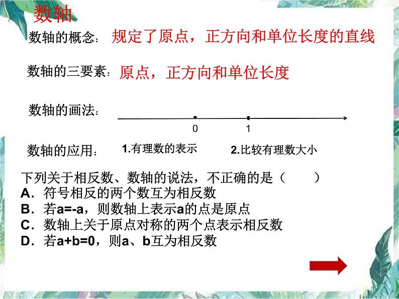 最新人教版七年级数学期中复习课件（第一章有理数）优质课件04