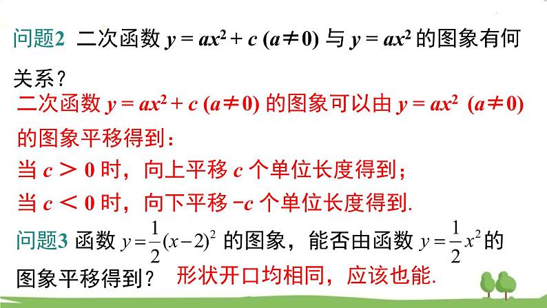 华师版初中数学九年级下册  26.2.2 第2课时  二次函数y=a(x-h)2的图象与性质 PPT课件04